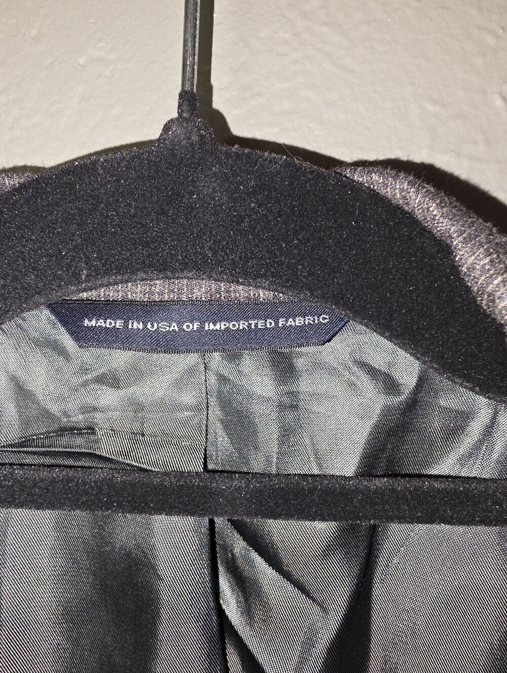 Brooks Brothers 100% Wool Sport Coat Blazer 44R Gray Two-Button Made in USA - Picture 8 of 8